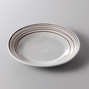 Mino ware Main Plate Gray 16cm