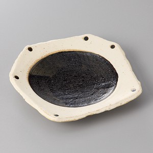 美濃焼 食器 和黒（わっこく）ちぎり取皿 MINOWARE TOKI 美濃焼