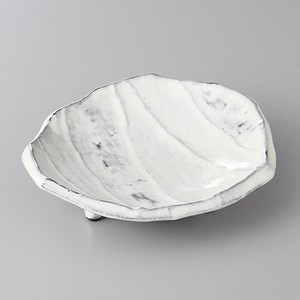 美濃焼 食器 粉引 彫刻小皿 MINOWARE TOKI 美濃焼