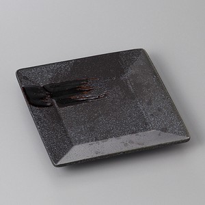 美濃焼 食器 漆スクエア黒13cm角皿 MINOWARE TOKI 美濃焼