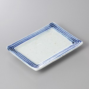 美濃焼 食器 灰白ゴスリム型のり皿 MINOWARE TOKI 美濃焼
