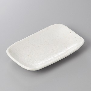 美濃焼 食器 粉引き5．0寸長角皿 MINOWARE TOKI 美濃焼