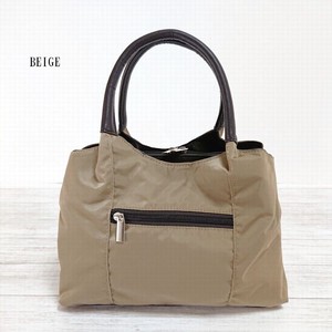 Synthetic Leather Handle Light-Weight Water-Repellent Handbag