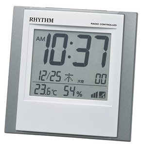 Case Unit Rhythm Clock/Watch Radio Waves Wall Clock 8 218 1 9