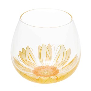 Glass Sunflower Pattern Made in Japan made Japan