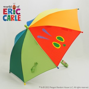 ◆2022AW新作◆【エリックカール】はらぺこあおむし子供傘　雨傘・長傘★40cm★