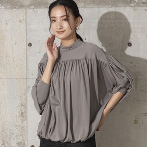 T-shirt Dolman Sleeve Gathered Cut-and-sew