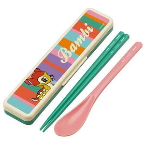 抗菌音のならないコンビセット 箸18cm  ディズニーレトロ/バンビ スケーター CCS3SAAG