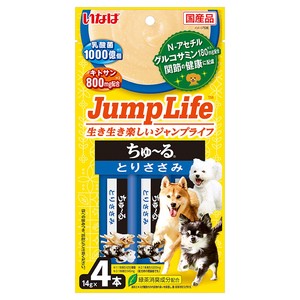 [いなばペットフード] いなば JumpLifeちゅ〜る とりささみ 14g×4本 犬用スナック 犬用おやつ