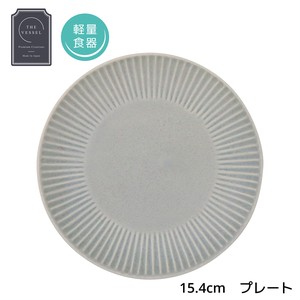 Mino ware Small Plate Gray 15.4cm Made in Japan