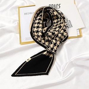 Thick Scarf Reversible Knitted Scarf Unisex 2-colors