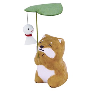 Chigiri-Washi Animal Ornament Shiba Dog