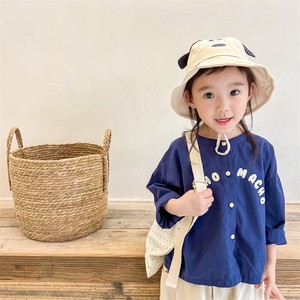韓国スタイル　ウォッシュコットンプリント　シャツ　ベビー　新生児　キッズ　子供服