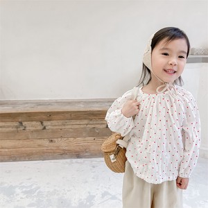 韓国スタイル バブルスリーブシャツ　ベビー　新生児　キッズ　子供服