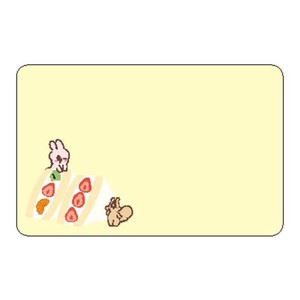 【グリーティングカード】Yummy Mummy ヤミマミベーカリー メッセージカード フルーツサンド