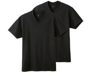 グンゼ　綿100%　紳士肌着　YG/COTTON Tシャツ2P VネックTシャツ