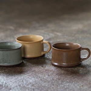 フラッティマグ　マグカップ　FLATTY MUG　瀬戸焼 日本製　3色　コーヒー　紅茶　陶器