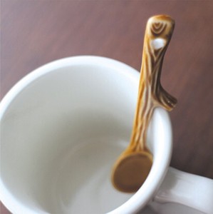 コーヒースプーン　twig　美濃焼 日本製　3色　磁器