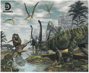 【ジグソーパズル】3Dパズル500ピース　ディスカバリー 水辺の恐竜たち