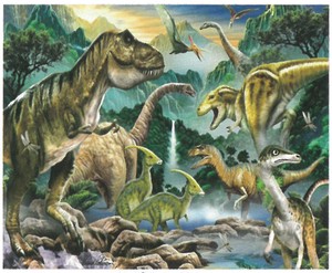 【ジグソーパズル】3Dパズル150ピース　ハワード・ロビンソン　恐竜の谷
