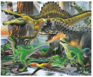 【ジグソーパズル】3Dパズル100ピース　ハワード・ロビンソン　カルノタウルス