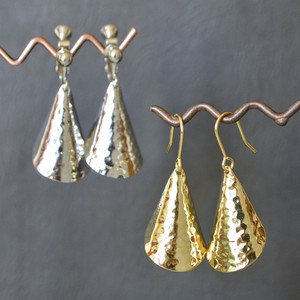 Brass Plating Pierced Earring Earring 2 Colors 4 Type