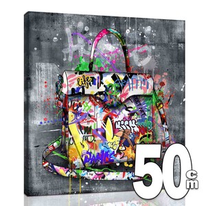 ARTJOY アートパネル Graphical BAG 50cm インテリア 壁掛け 絵 ポップアート オマージュ アート バッグ