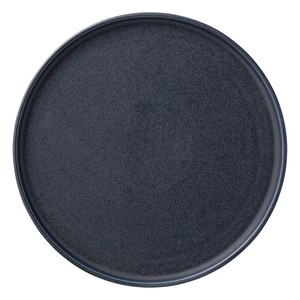 Mino ware Main Plate Navy black 23cm
