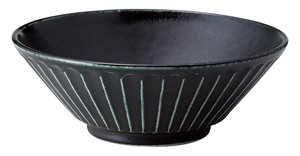 Mino ware Main Dish Bowl black
