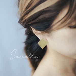 耳环 黄铜 人气商品 简洁 日本制造