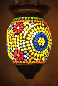 Mosaic Lamp Width 13
