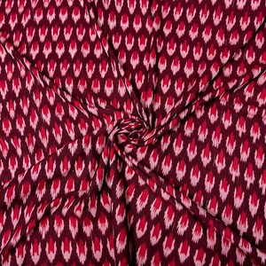 1 Selling By The Piece India Weaving Cut Weaving Fabric 1 Bay Red