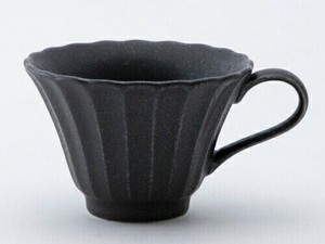 かすみ 黒 コーヒーカップ 約160cc 美濃焼 約130g 日本製 光洋陶器 レンジ対応 食洗器対応