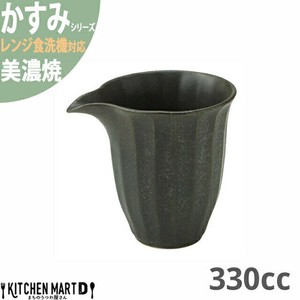 かすみ 黒 酒器  約330cc 美濃焼 約200g 日本製 光洋陶器  レンジ対応 食洗器対応