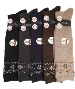 Knee High Socks Nordic Pattern Made in Japan
