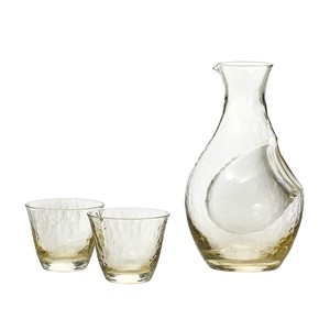Amber Chilled sake Set 604 72 Made in Japan made Japan