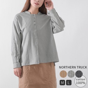 Button Shirt/Blouse Pullover Ladies'