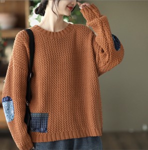 Sweater/Knitwear Cut-and-sew Autumn Winter New Item