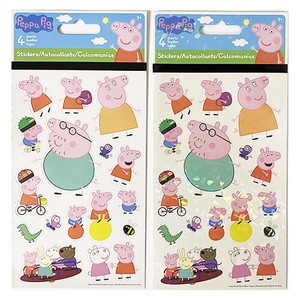 Pig 4 Sheet Glitter Sticker Sticker