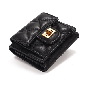 Rum Mini Wallet Trifold Wallet Genuine Leather Ladies Mini Wallet Compact