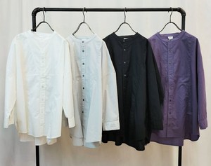 Button-Up Shirt/Blouse Patchwork Cotton Unisex