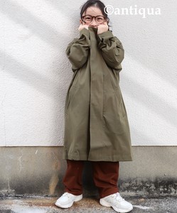[アンティカ]スタンドカラーコート 可愛いとカッコイイがなんなく纏まる理想のカタチ。　TU-00005