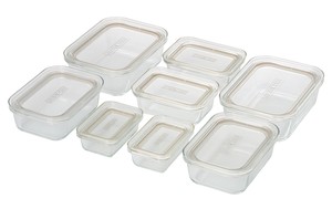 Storage Jar/Bag Heat Resistant Glass Set of 8