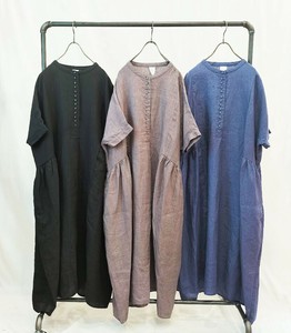 LINE Button One-piece Dress 2 3 2 3