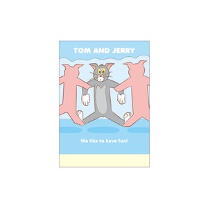 T'S FACTORY Memo Pad Tom and Jerry Die-cut