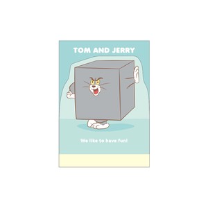 T'S FACTORY Memo Pad Tom and Jerry Die-cut