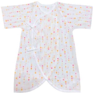 婴儿内衣 粉色 圆点 立即发货 日本制造