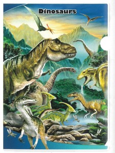 【恐竜】3Dクリアホルダー　ハワードロビンソン　恐竜の谷　18476