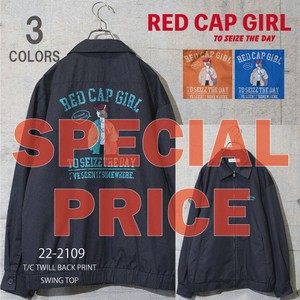 【SPECIAL PRICE】RED CAP GIRLバックプリント スウィングトップ