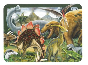 【恐竜】3Dランチョンマット　ハワードロビンソン　恐竜の谷（ステゴサウルス）　40124